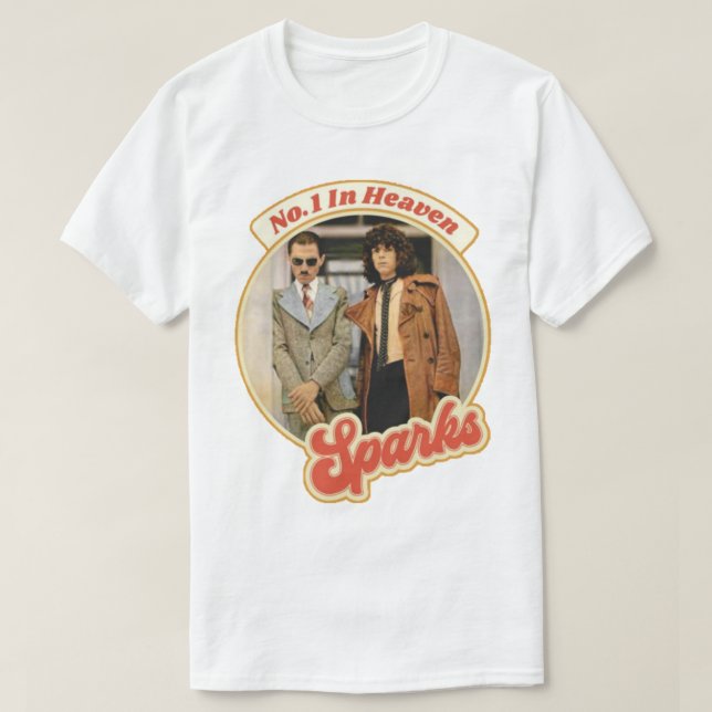 Sparks Band, Sparks Brüder, Ron Mael T-Shirt (Design vorne)