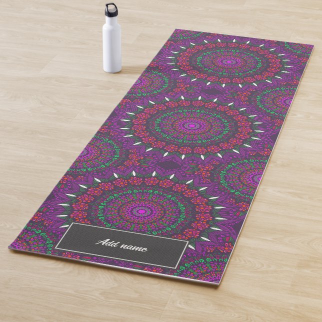 Sparks des Lebens Mandala Muster Retro individuell Yogamatte (Beispiel)
