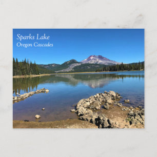 Sparks Lake, Bend, Oregon Postkarte