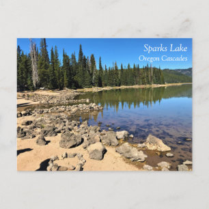 Sparks Lake, OR Postkarte