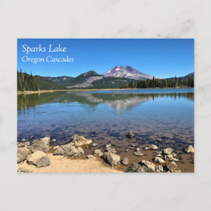 Sparks Lake, OR Postkarte