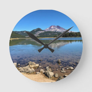 Sparks Lake, OR Runde Wanduhr