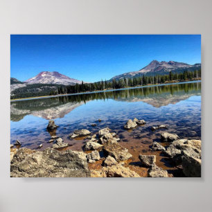Sparks Lake, Oregon Poster