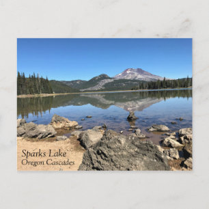 Sparks Lake, Oregon Postkarte