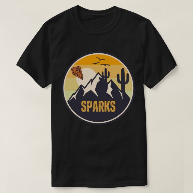 Sparks, Nevada T-Shirt (Design vorne)