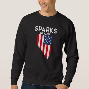 Sparks Nevada USA Bundesstaat Amerika Reise Nevada Sweatshirt