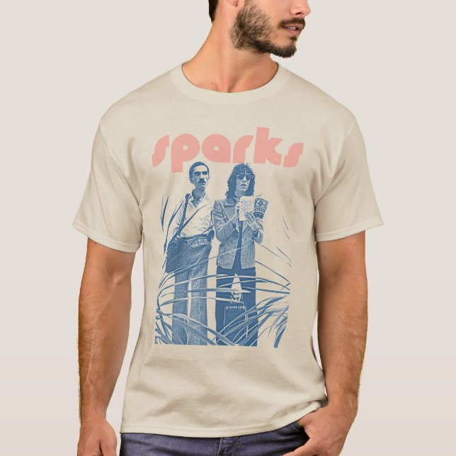 Sparks Retro Alternative Indie Pop Rock Music Duo T-Shirt (Vorderseite)