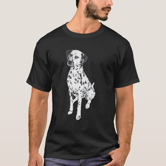 Sparky Dalmatiner Dog T-Shirt (Vorderseite)