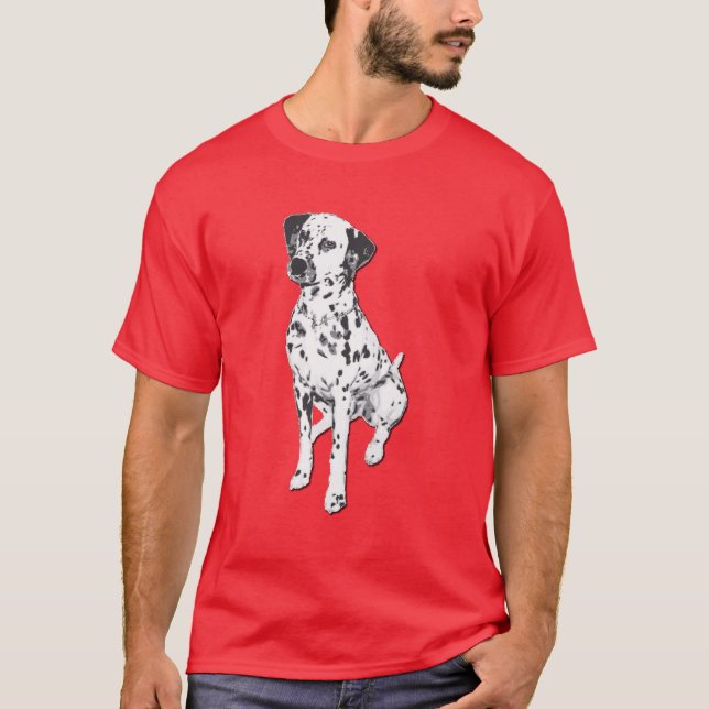 Sparky Dalmatiner Dog T-Shirt (Vorderseite)