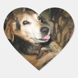 Sparky Herz-Aufkleber