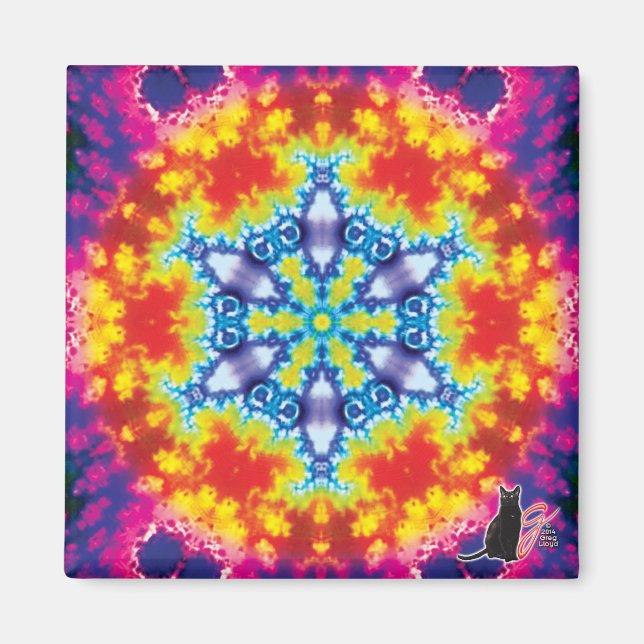 Sparky Kaleidoscope Magnet (Vorne)