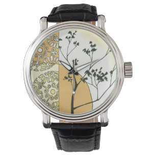 Spärliche Baum-Silhouette durch Megan Meagher Armbanduhr