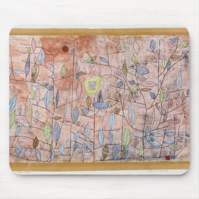 Spärliches Laub Pauls Klee- Mousepad (Vorne)