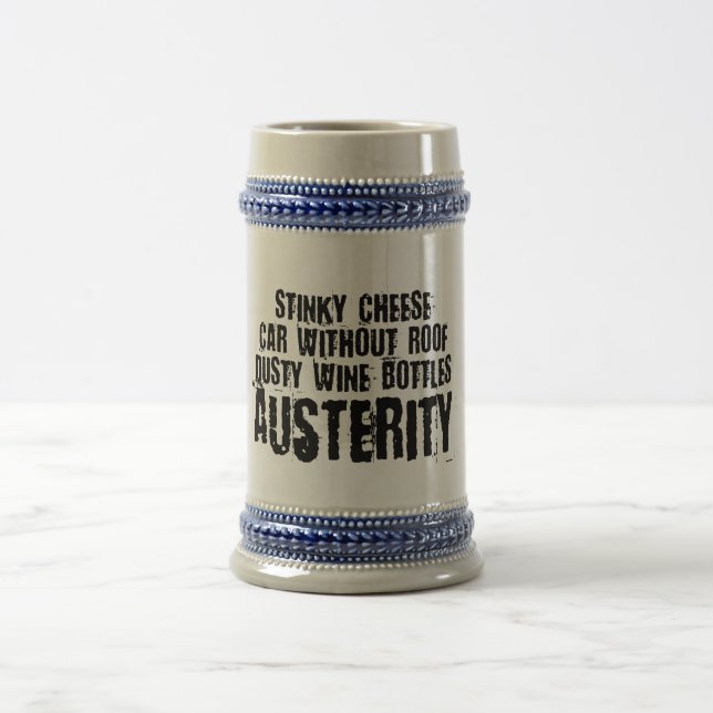 Sparmaßnahmen - Spartaner Lebensstil Bierglas (Mittel)