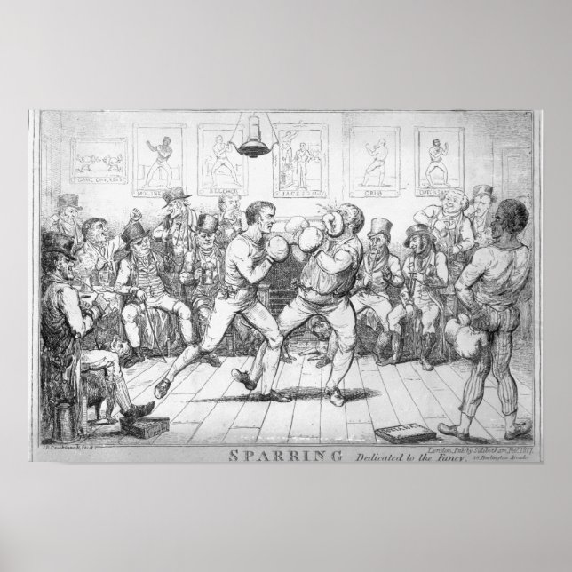 Sparring, 1817 poster (Vorne)