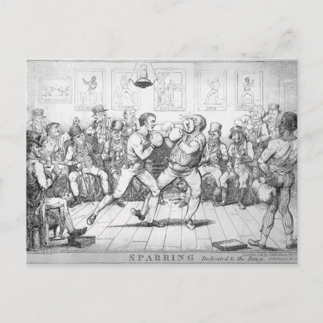 Sparring, 1817 postkarte (Vorderseite)