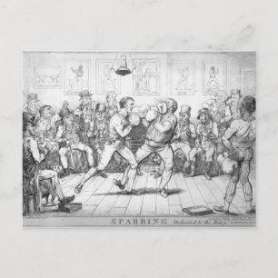 Sparring, 1817 postkarte