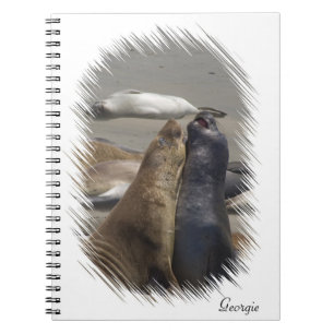 Sparring Elephant Siegel Notebook Notizblock