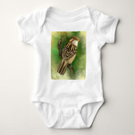 Sparrow Baby Bodysuit Beautiful Liuttle Bird Strampler
