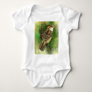 Sparrow Baby Bodysuit Beautiful Liuttle Bird Strampler