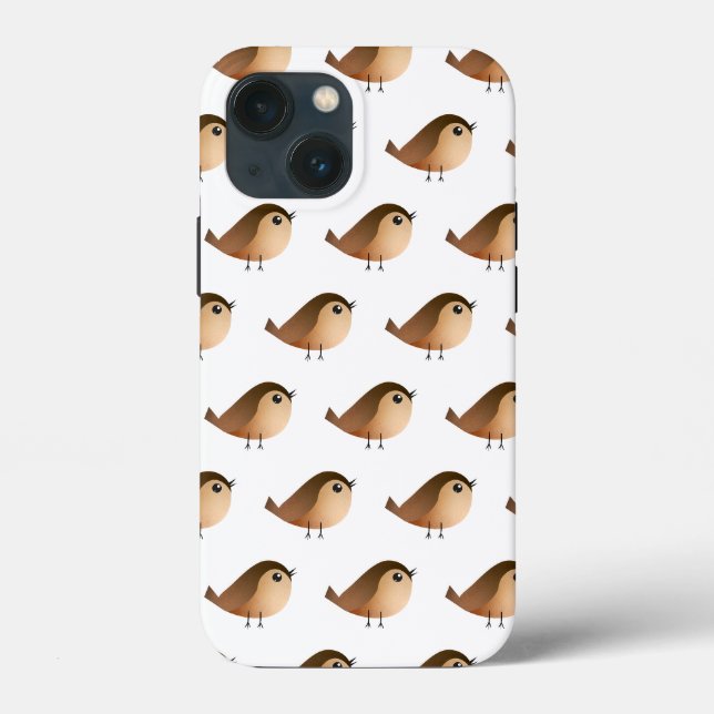Sparrow Bird-Cartoon Case-Mate iPhone Hülle (Rückseite)