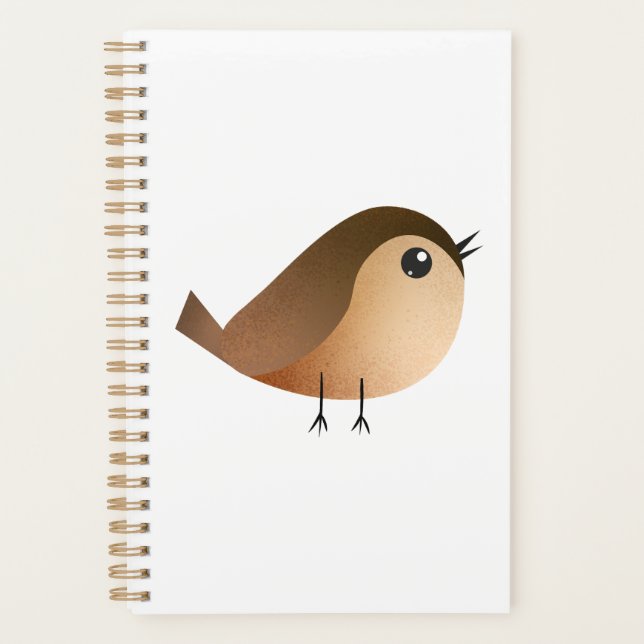 Sparrow Bird-Cartoon Planer (Vorderseite)