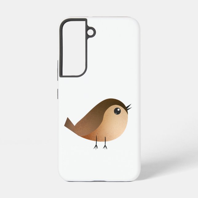 Sparrow Bird-Cartoon Samsung Galaxy Hülle (Rückseite)