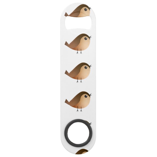 Sparrow Bird-Cartoon Speed Flaschenöffner (Vorderseite)