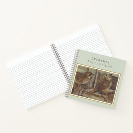Sparrow Bird Notebook – Nature-Inspired Writing  Notizbuch