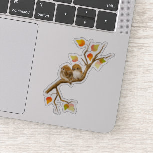 Sparrow Birds Custom-Cut Vinyl Stickers Aufkleber