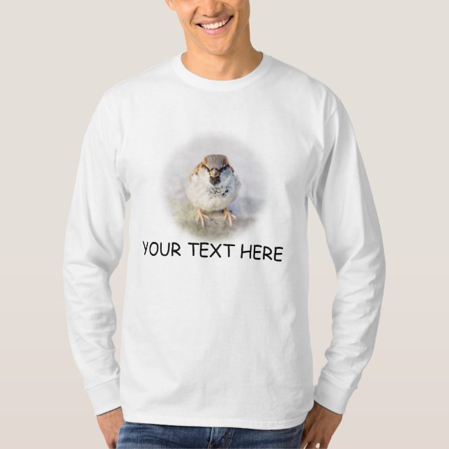 Sparrow - Der Krieger und Ihr Text T-Shirt (Vorderseite)