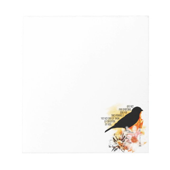 Sparrow nicht vergessen notizblock (Vorderseite)