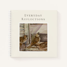 Sparrow Notebook | Nature Writing Journal Notizbuch