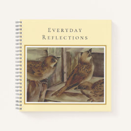 Sparrow Notebook | Nature Writing Journal Notizbuch