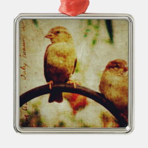 Sparrow Ornament Aus Metall
