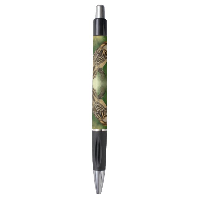 Sparrow Pen - Malerei Kugelschreiber (Vorderseite Vertikal)