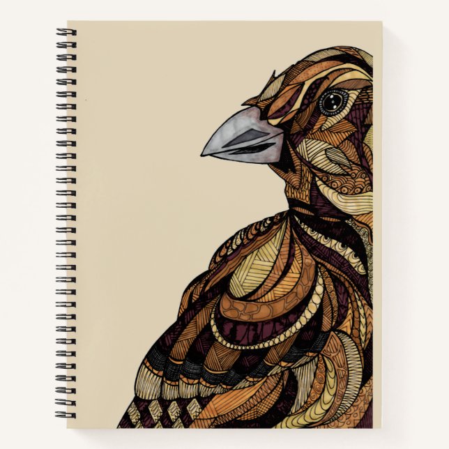 Sparrow Sketchbook Notizbuch (Vorderseite)