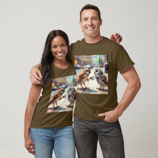 Sparrow spart ein Dime. Aviäre Freundlichkeit T-Shirt