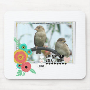 Sparrow Valentine Mousepad