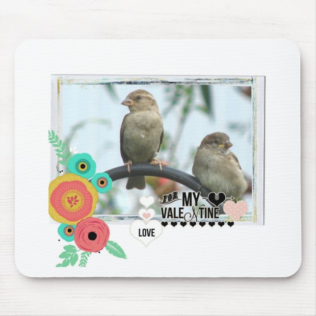 Sparrow Valentine Mousepad (Vorne)