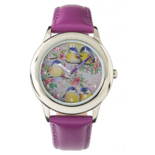 Sparrows Schöner Frühling Armbanduhr