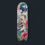 Sparrows Skateboard Spring - Aquarellmalerei<br><div class="desc">Courship - Aquarellmalerei</div>