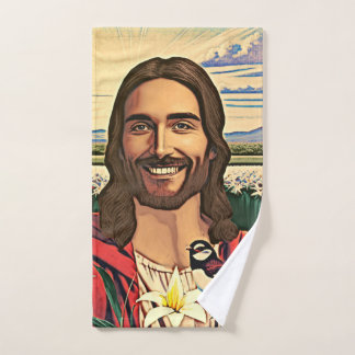 Sparrows und Lilies Handtuch