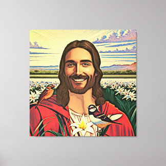 Sparrows und Lilies Leinwanddruck