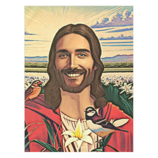 Sparrows und Lilies Tischdecke