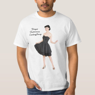 Sparsames Fashionista-Kleidungs-Tauschen T-Shirt