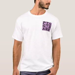 Sparschwein, Münzhalter T-Shirt