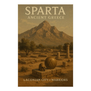 Sparta — Antikes Griechenland Poster