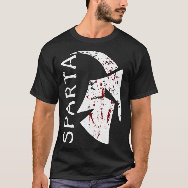 Sparta - Spartan Design white T-Shirt (Vorderseite)
