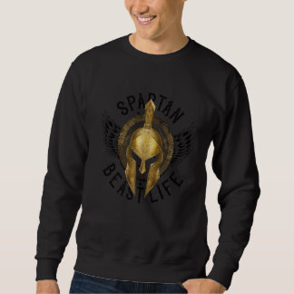Spartan Beast Life Workout Fitness Gym Gladiator H Sweatshirt